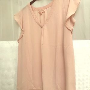 Philosophy blush blouse size xl